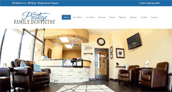 Desktop Screenshot of prestigefamilydentistry.com